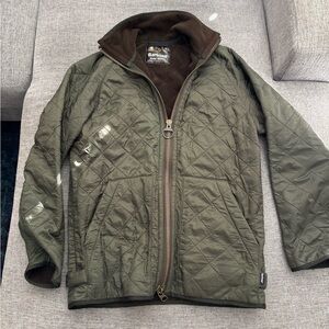 Barbour Quilted Jacket in Olive Green